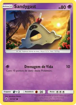 Sandygast – Carta Pokémon TCG