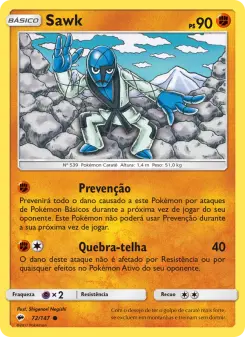 Sawk – Carta Pokémon TCG
