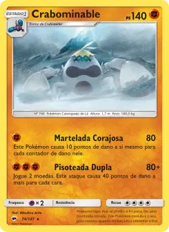 Crabominable – Carta Pokémon TCG