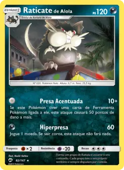 Raticate de Alola – Carta Pokémon TCG