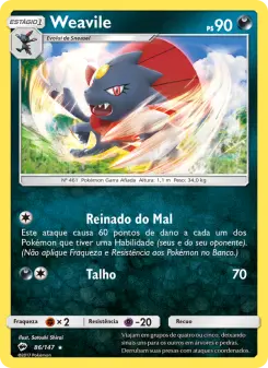 Weavile – Carta Pokémon TCG