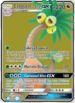 Exeggutor de Alola GX – Carta Pokémon TCG