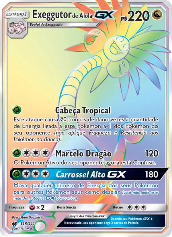 Exeggutor de Alola GX – Pokémon TCG