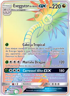Exeggutor de Alola GX – Carta Pokémon TCG