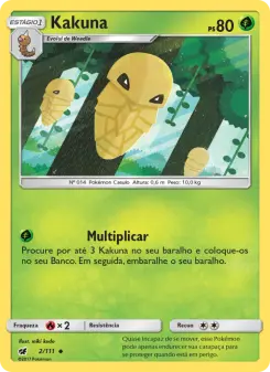 Kakuna – Carta Pokémon TCG