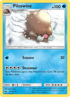 Piloswine – Carta Pokémon TCG