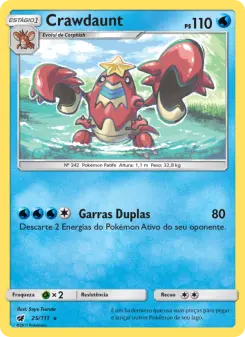 Crawdaunt – Carta Pokémon TCG