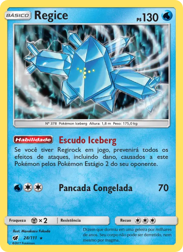 Regice – Pokémon TCG