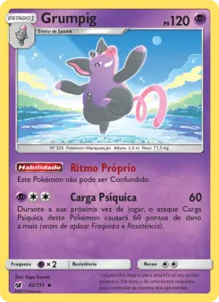 Grumpig – Carta Pokémon TCG