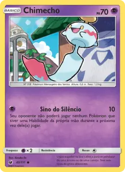 Chimecho – Carta Pokémon TCG
