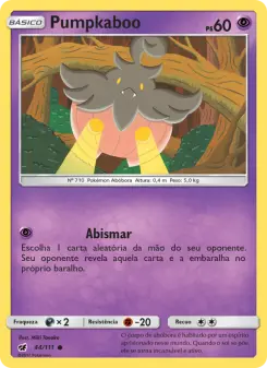 Pumpkaboo – Carta Pokémon TCG
