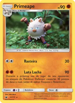 Primeape – Carta Pokémon TCG