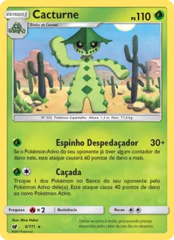 Cacturne – Carta Pokémon TCG