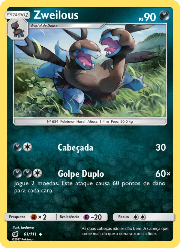 Zweilous – Pokémon TCG