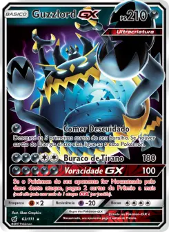 Guzzlord GX – Carta Pokémon TCG