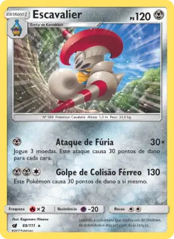 Escavalier – Carta Pokémon TCG