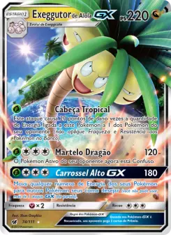 Exeggutor de Alola GX – Carta Pokémon TCG