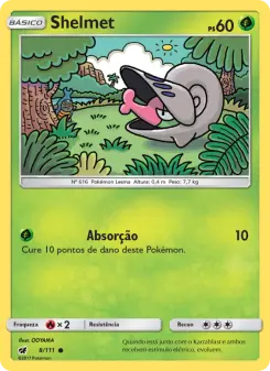 Shelmet – Carta Pokémon TCG