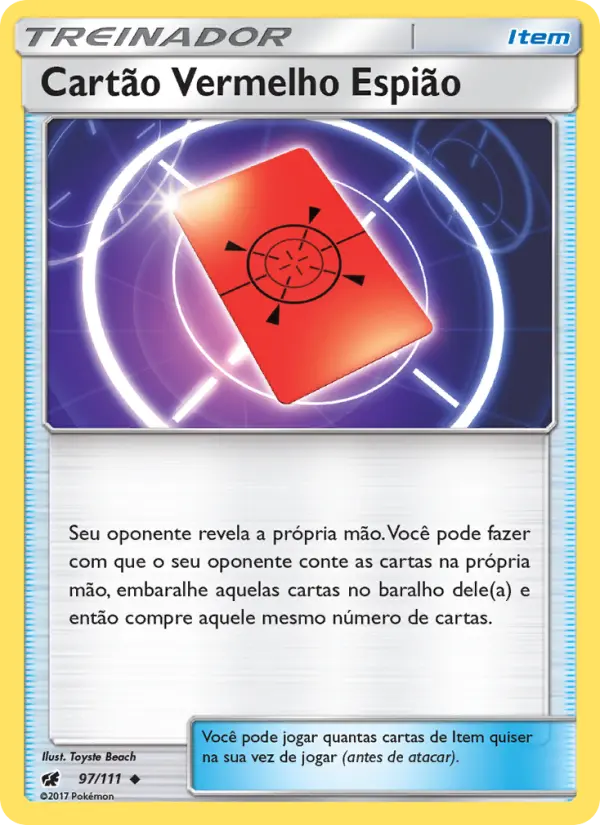 Cartão Vermelho Espião – Pokémon TCG