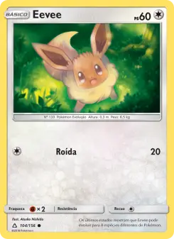 Eevee – Carta Pokémon TCG