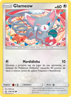 Glameow – Carta Pokémon TCG