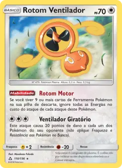 Rotom Ventilador – Carta Pokémon TCG