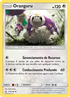 Oranguru – Carta Pokémon TCG