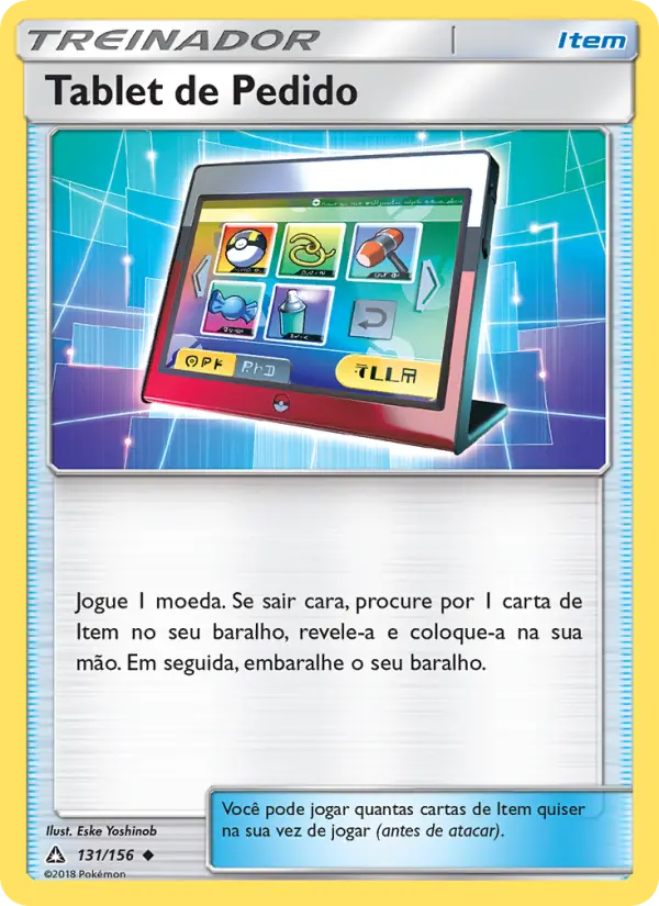 Tablet de Pedido – Pokémon TCG