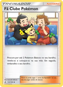 Fã Clube Pokémon – Carta Pokémon TCG
