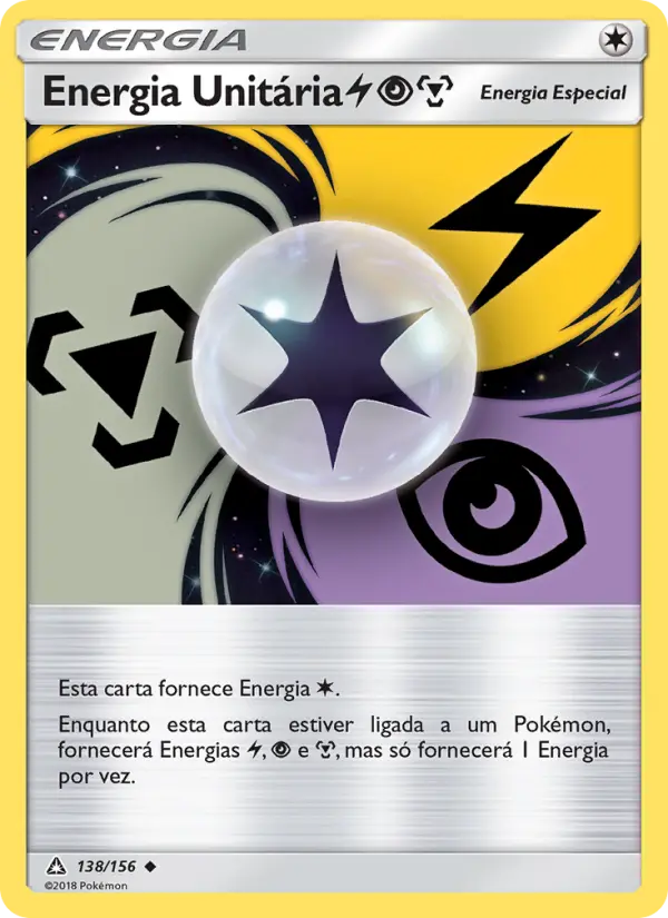 Energia Unitária LightningPsychicMetal – Pokémon TCG