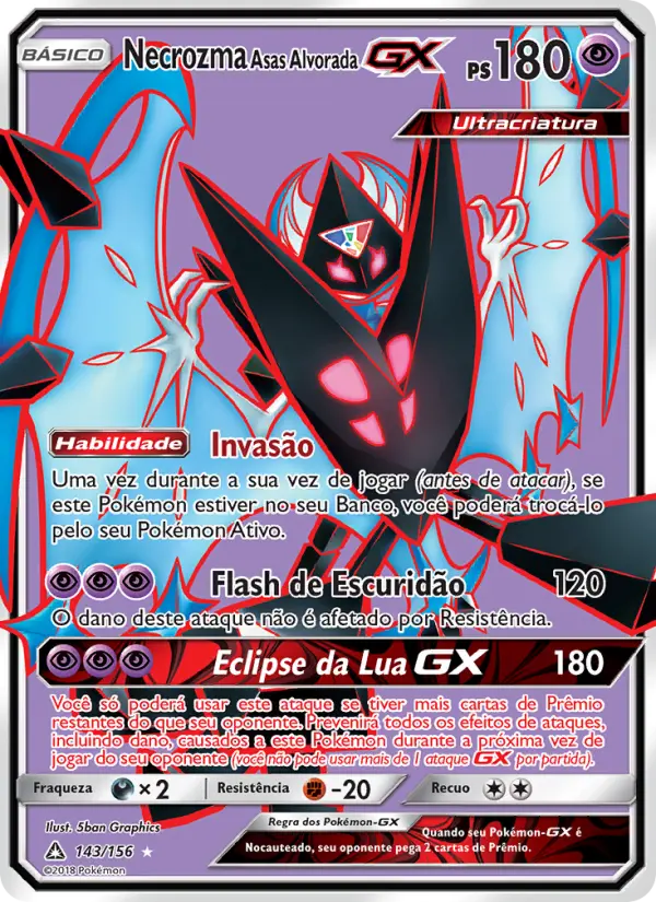 Necrozma Asas Alvorada GX – Pokémon TCG