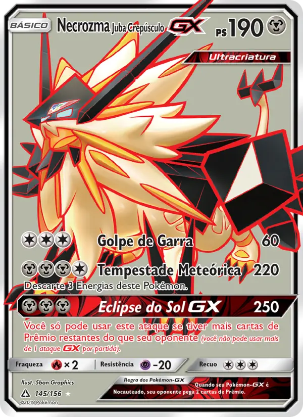Necrozma Juba Crepúsculo GX – Pokémon TCG