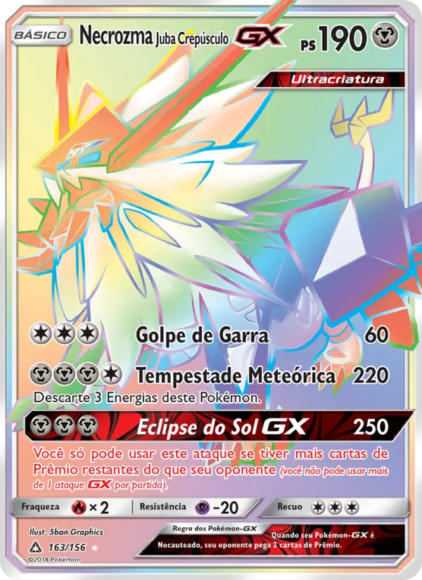 Necrozma Juba Crepúsculo GX – Pokémon TCG