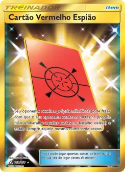 Cartão Vermelho Espião – Carta Pokémon TCG