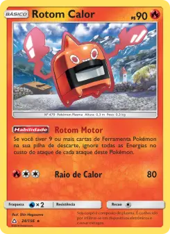 Rotom Calor – Carta Pokémon TCG