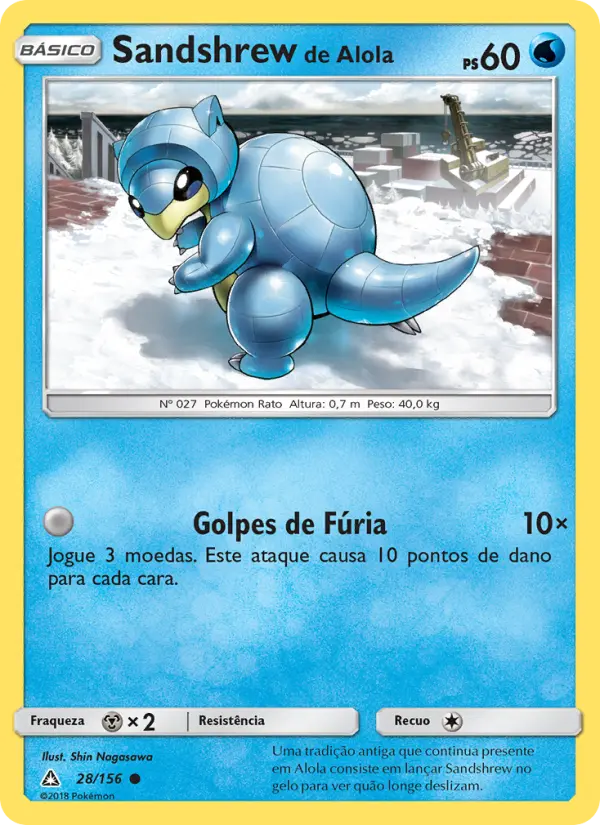 Sandshrew de Alola – Pokémon TCG