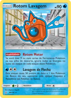 Rotom Lavagem – Carta Pokémon TCG