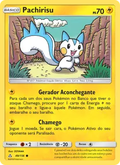 Pachirisu – Carta Pokémon TCG