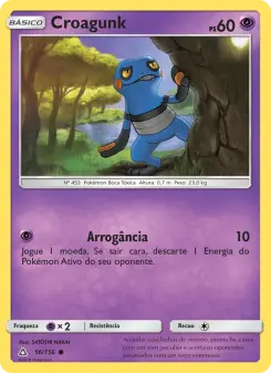 Croagunk – Carta Pokémon TCG