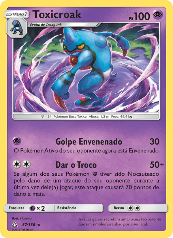 Toxicroak – Pokémon TCG