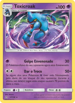 Toxicroak – Carta Pokémon TCG