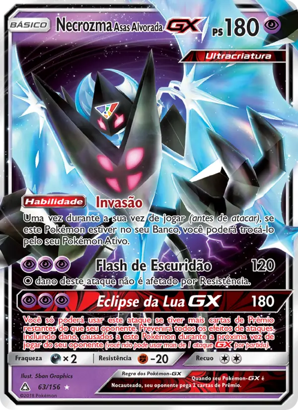 Necrozma Asas Alvorada GX – Pokémon TCG
