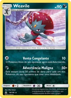 Weavile – Carta Pokémon TCG
