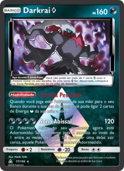 Darkrai ◇ – Carta Pokémon TCG
