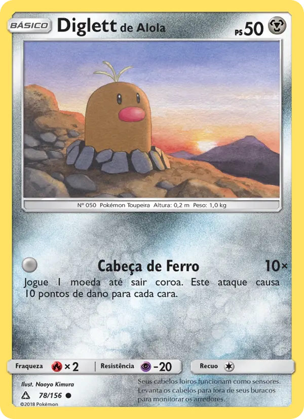 Diglett de Alola – Pokémon TCG