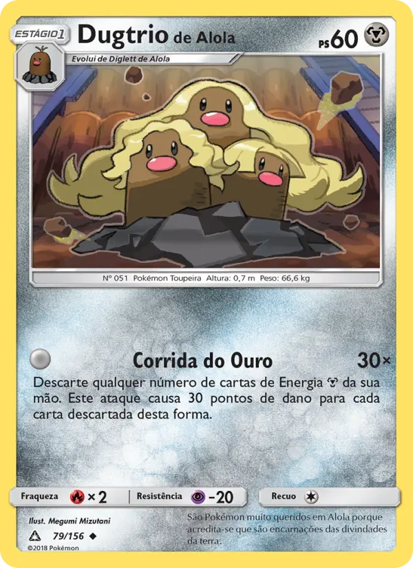 Dugtrio de Alola – Pokémon TCG
