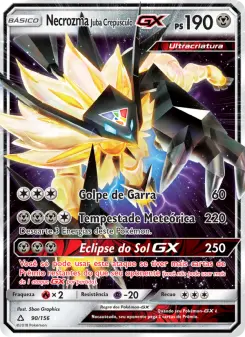 Necrozma Juba Crepúsculo GX – Carta Pokémon TCG