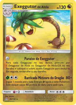 Exeggutor de Alola – Carta Pokémon TCG