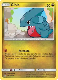 Gible – Carta Pokémon TCG