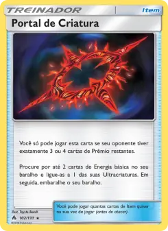 Portal de Criatura – Carta Pokémon TCG